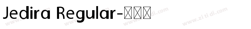 Jedira Regular字体转换